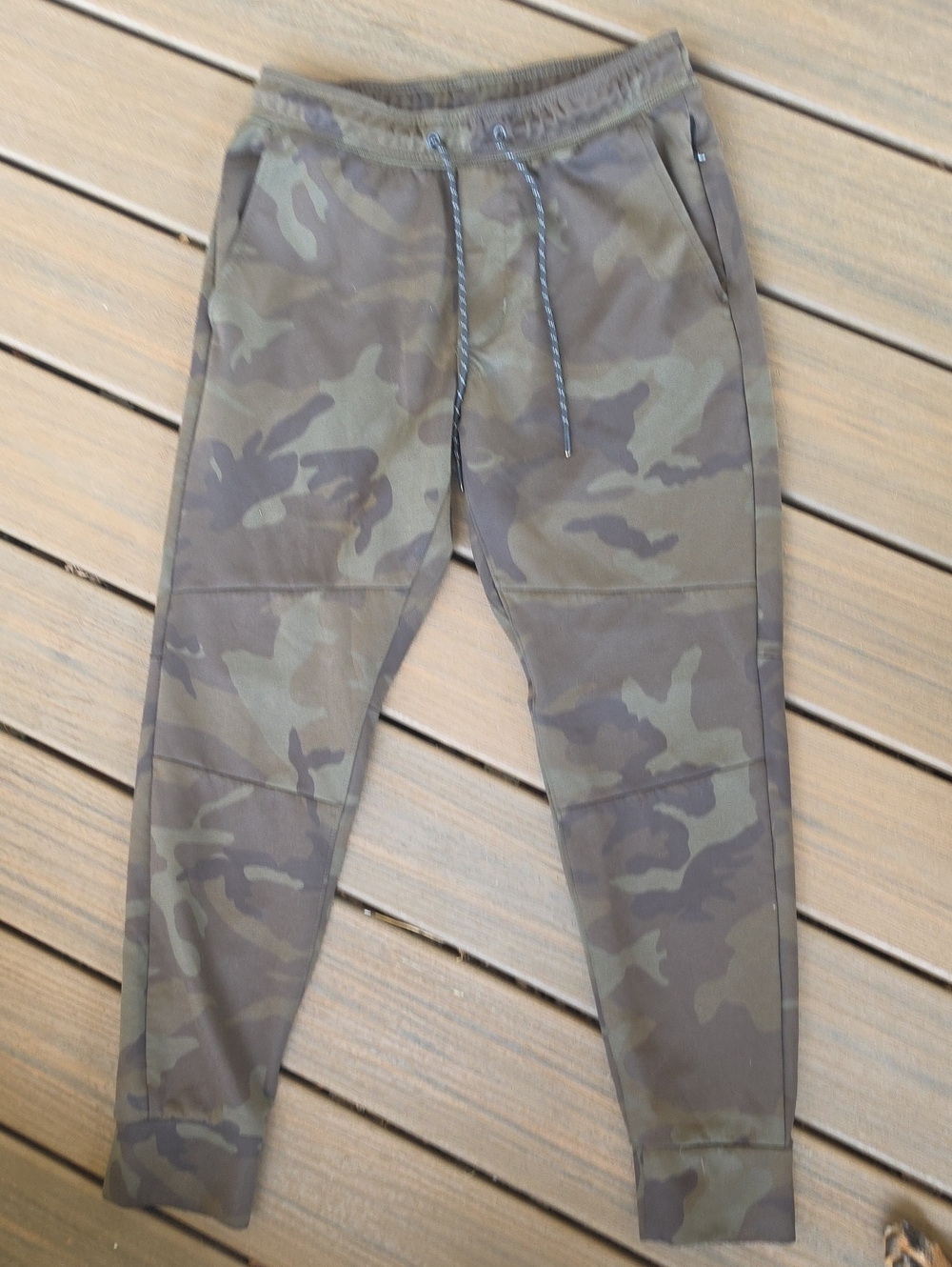 American Eagle Outfitters Kids Camo Joggers - Olive & Dark Brown